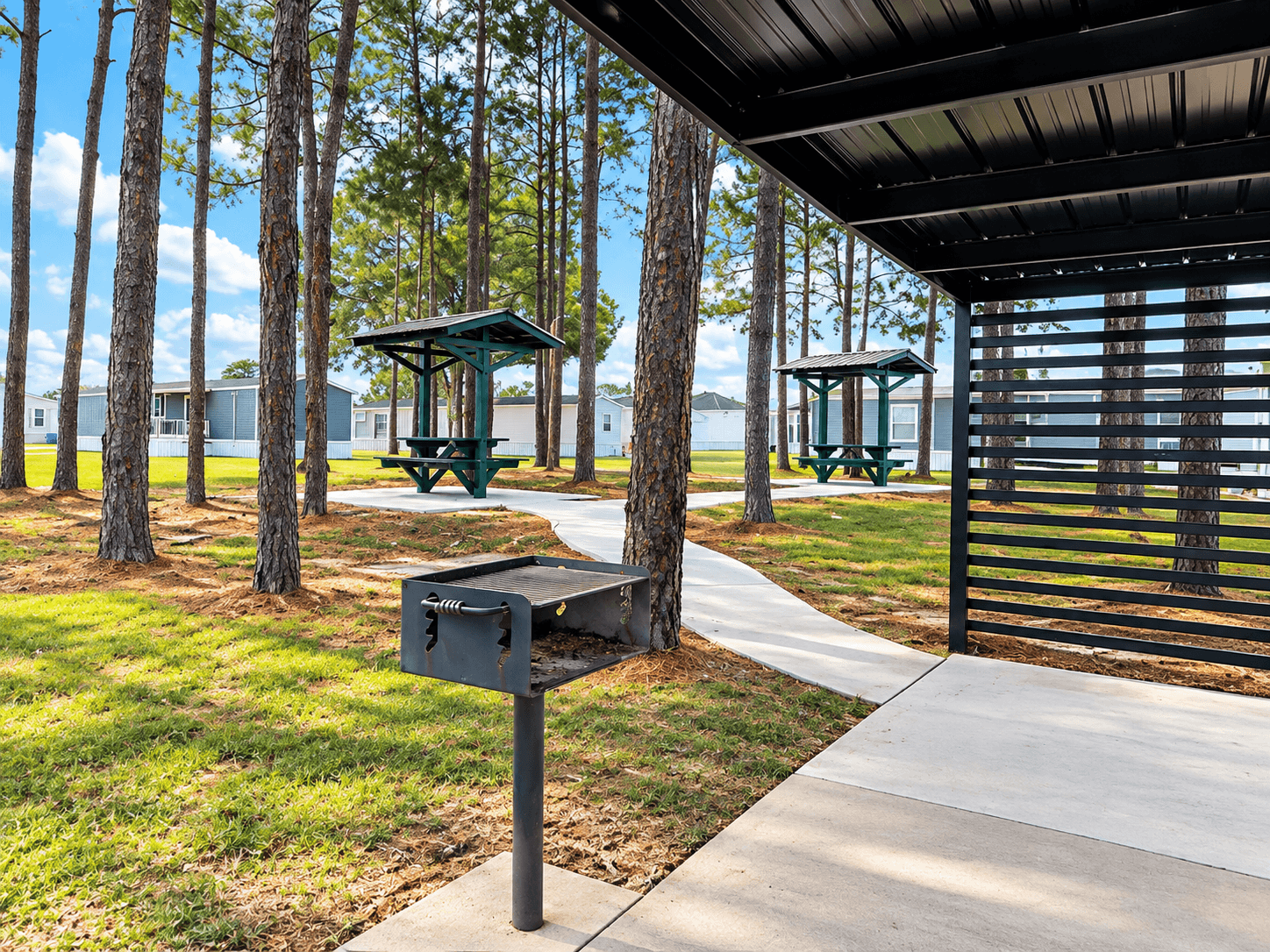 Gazebo with Grills